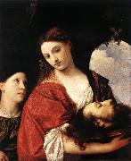 TIZIANO Vecellio Judith with the Head of Holofernes qrt Norge oil painting reproduction